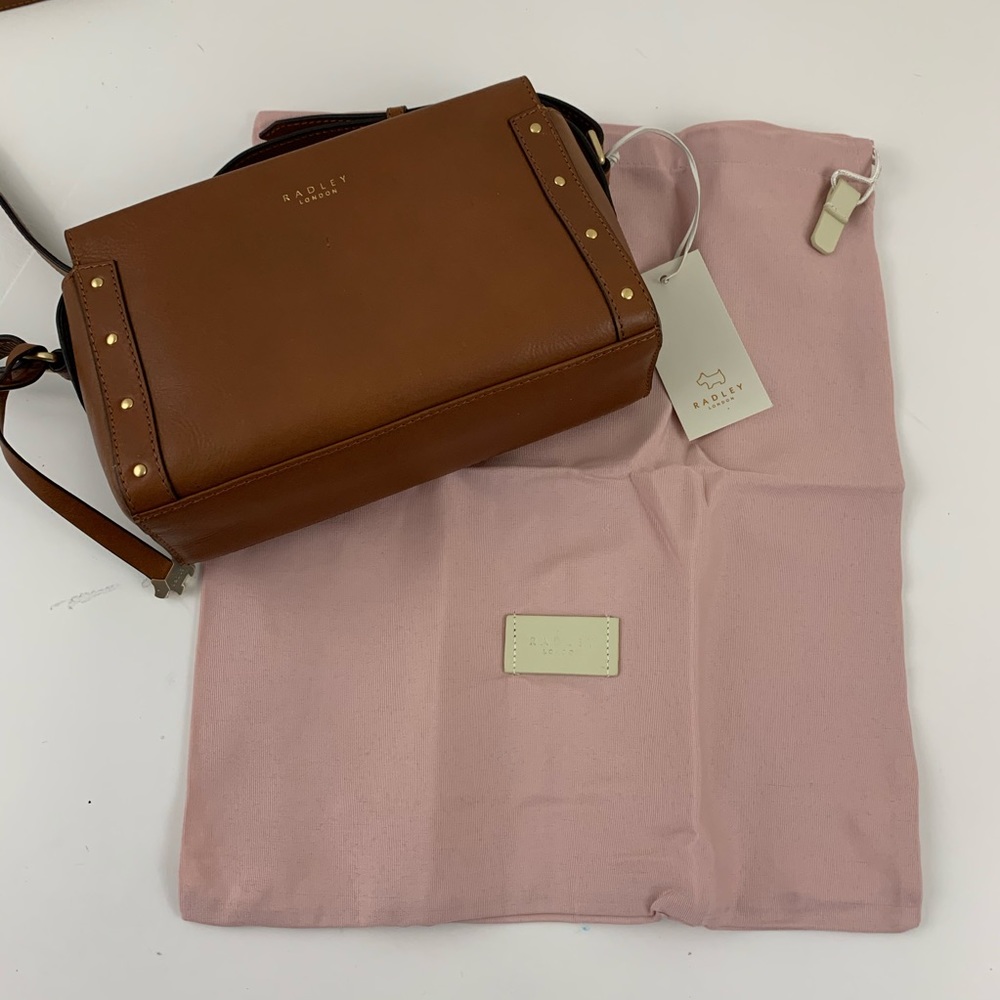 Radley London Zip Top Leather Crossbody Bag